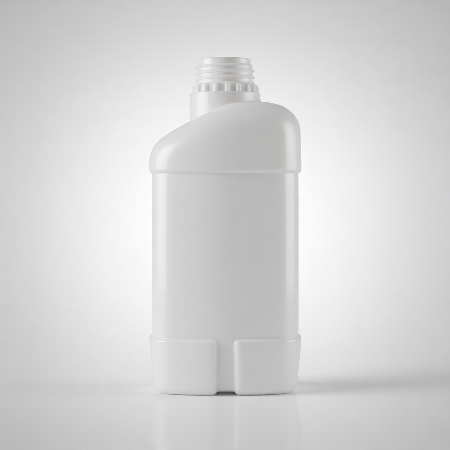 Botella 900 cc PEAD Cuadrada